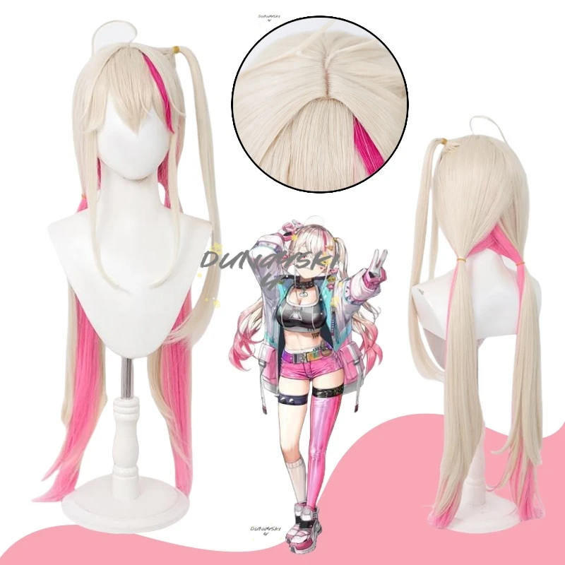 

Goddess of Victory: NIKKE Jackal Cosplay Wig - Anime Game Roleplay Prop | Synthetic Heat Resistant Fiber for Party & Costume