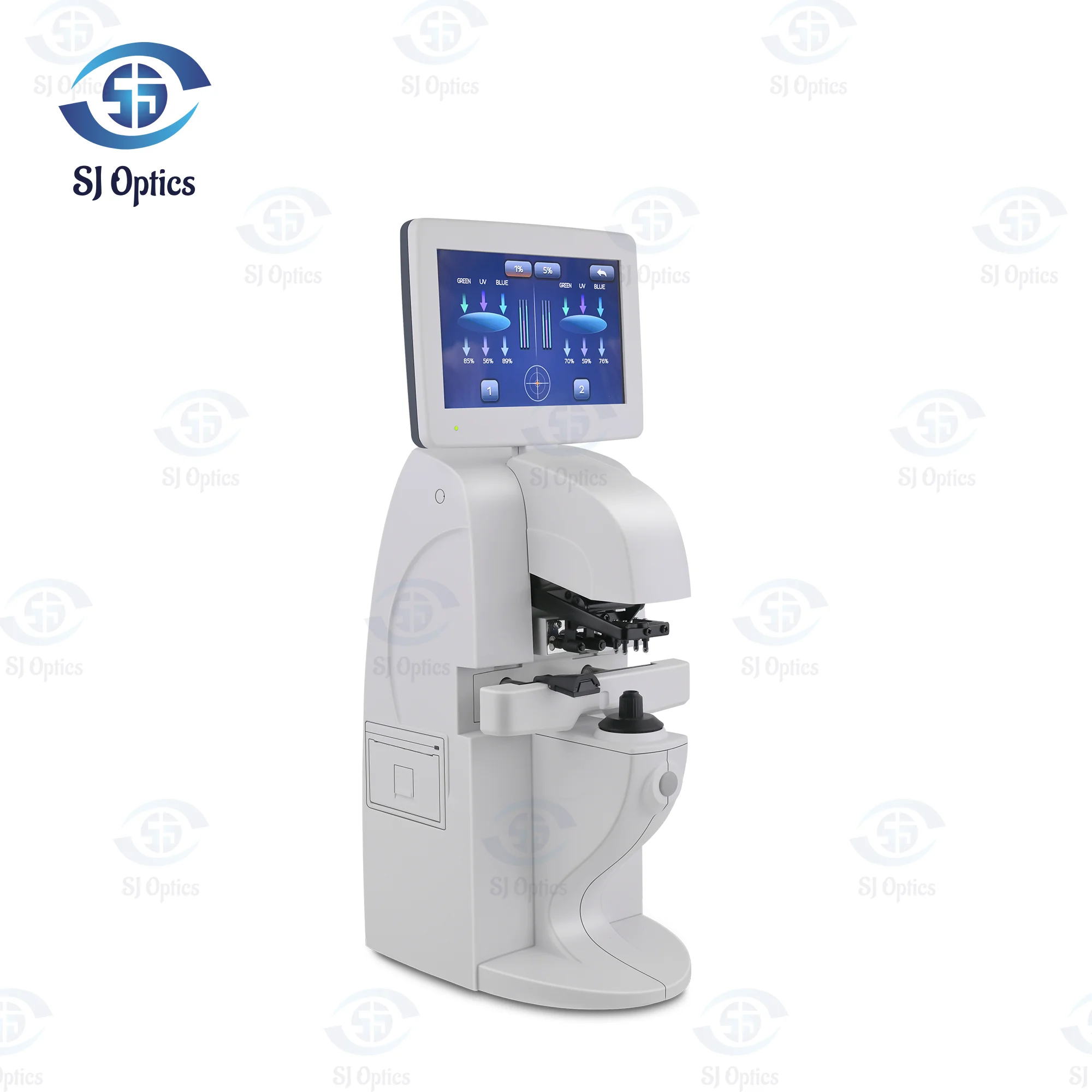 JD2600 Lensmeter Jd-2600C Lensometer 7'' Lcd Touch Screen Digital Automatic Focimeter Xinyuan Auto Lensmeter With PD UV Printer