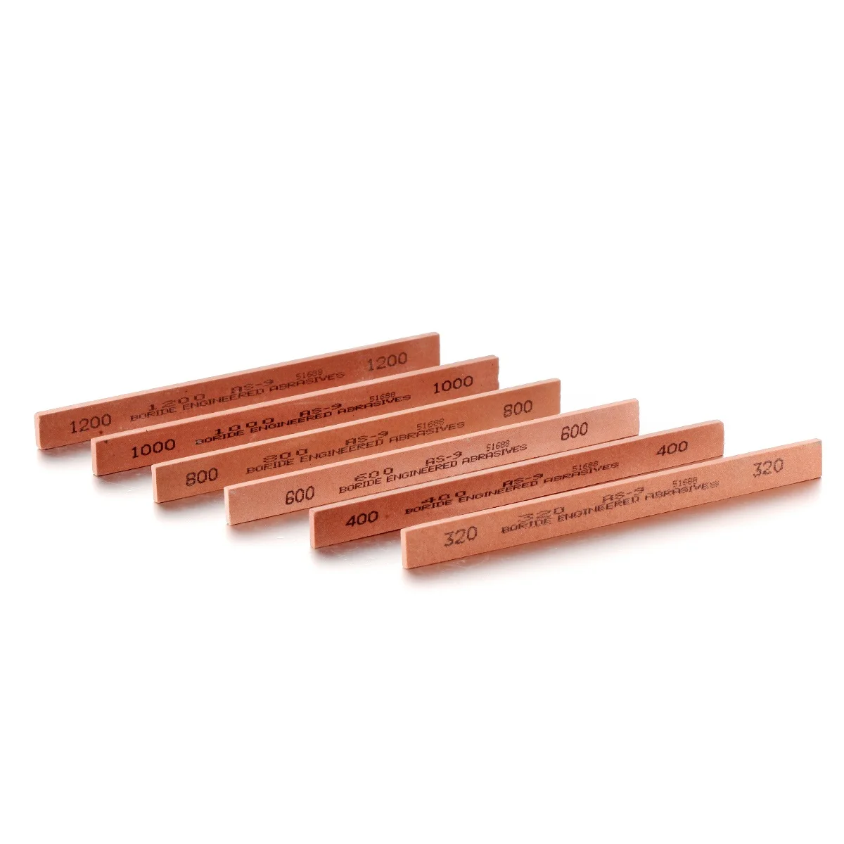 6Pcs/Set 320 to 1200 Grit Oil Stone White Corundum Whetstone Grinding Sand Oil Stone Knife Sharpener Sharpening Stone