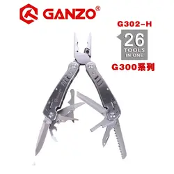 Ganzo G300 series G302-B G302-H Multi pliers 26 Tool in 1 Hand Tool Set Screwdriver Kit Portable Folding Knife Stainless pliers