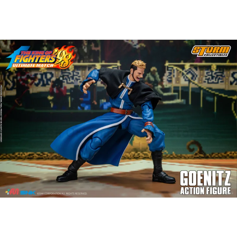 【Op voorraad】Originele Storm Collectibles THE KING OF FIGHTERS '98 ULTIMATE MATCH Leopold Goenitz Anime 1/12 Buyi Action Figure