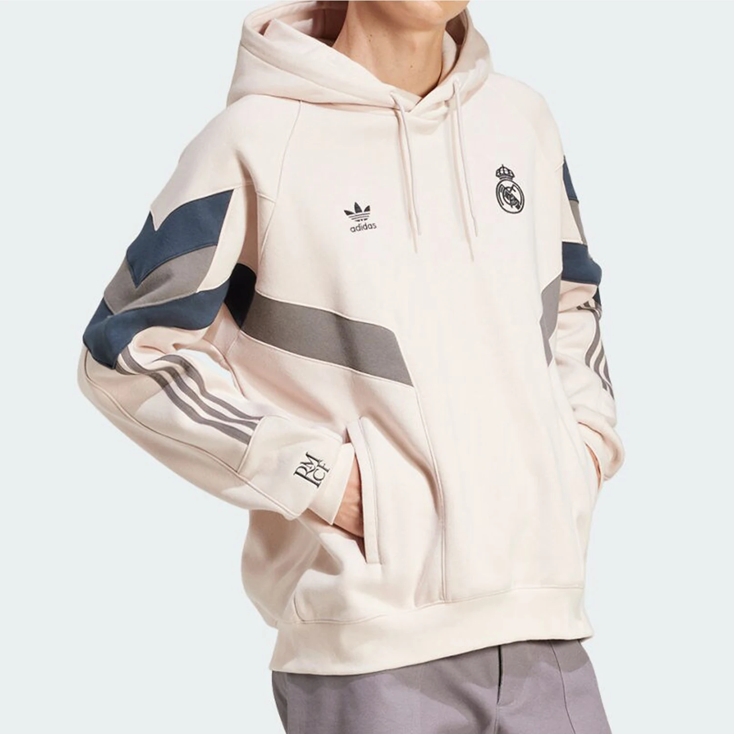Adidas Official Authentic Originals Men's Hooded Print Sportswear Hoodie IM7466