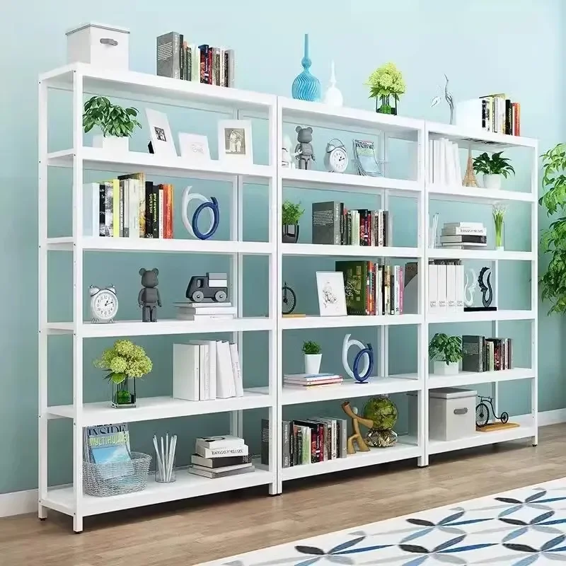 Multi Layer Adjustable Laminate Shelves Makeup Sample Storage Display Rack Commercial Kitchen Steel Wood Storage Shelf