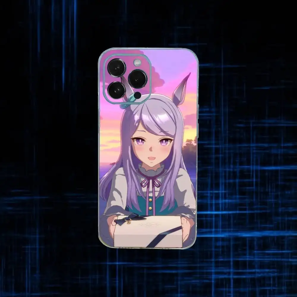 Pretty Derby Uma Musume Phone Case For iPhone17,16,15,14,13,12,11 Plus,Pro Max Soft Transparent Cover