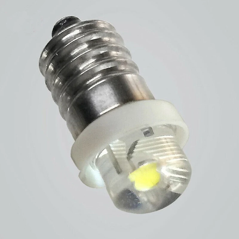 

1Pc 3/4.5/6V 0.5W Flashlight Bulb 6000K White LED E10 Socket Replacement Bulb For Flashlight Lantern Torch Led Bulbs