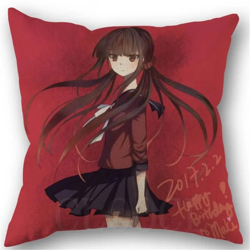 Danganronpa Anime Pillowcase Boy Girls Printed Polyester Cushion Cover for Home Sofa Car Decor Wedding Decorative Pillow Cover