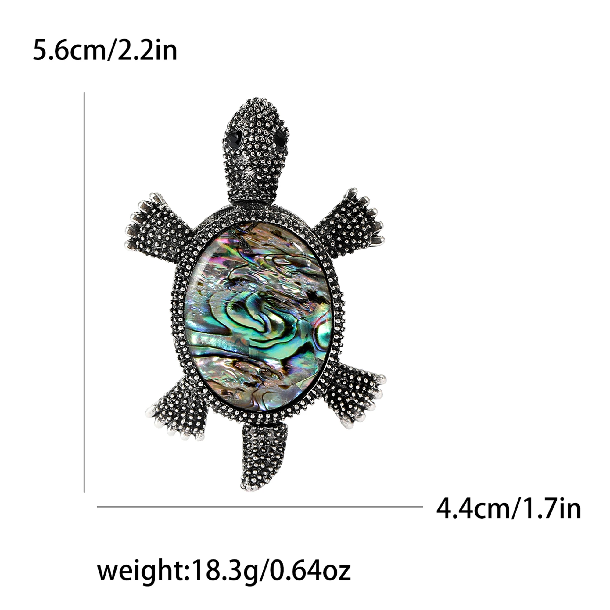 New Shell Turtle Brooches for Women Unisex Enamel Sea Life Pins Event Party Backpack Decoration Clothes Accessories