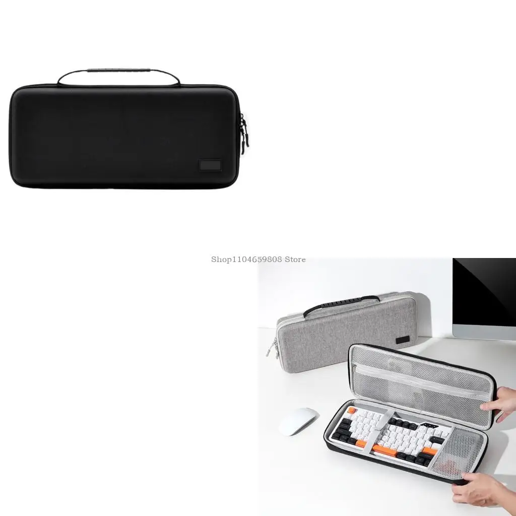 

Keyboard Bag Cushioned Keyboard And Mouse Protective Case for 87 98Key Keyboards