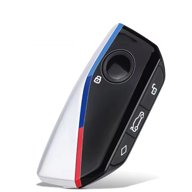 KEYECU 4 Buttons Remote Case Cover For BMW I7 X7 G07 LCI IX I20 X1 U11 7 Series G70 G09 XM U06 G81 M3 Auto Smart Key Shell Fob