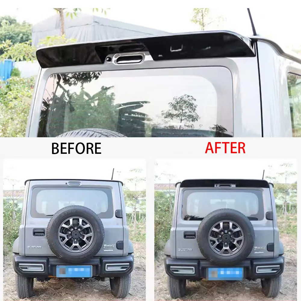 exterior accessories parts Mini Style Car Rear Spoiler for Suzuki Jimny JB74W JB64W JB74 JB64 2018 2019 2020 2021 2022