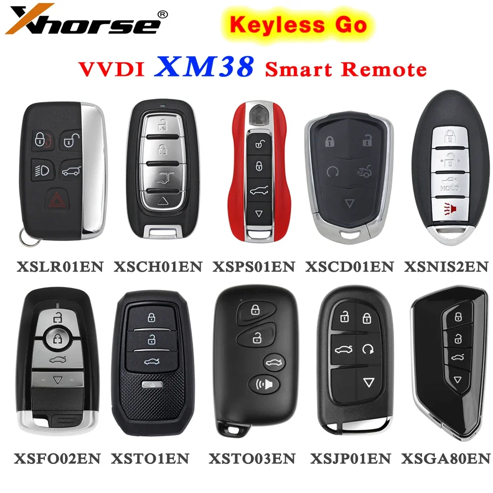 Xhorse VVDI XM38 XSCH01EN XSLR01EN XSPS01EN XSNIS2EN XSCD01EN XSGA80EN XSTO01EN XSTO03EN XSFO02EN XSJP01EN Universal Smart Key