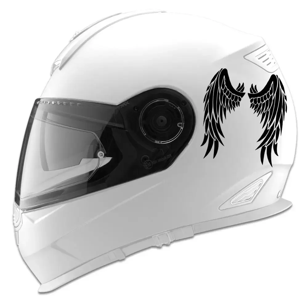 Auto Aufkleber Engel Flügel Vinyl Aufkleber Motorrad Aufkleber Dekoration Zubehör Wasserdichte Sonnencreme Abdeckung Kratzer PVC,13cm