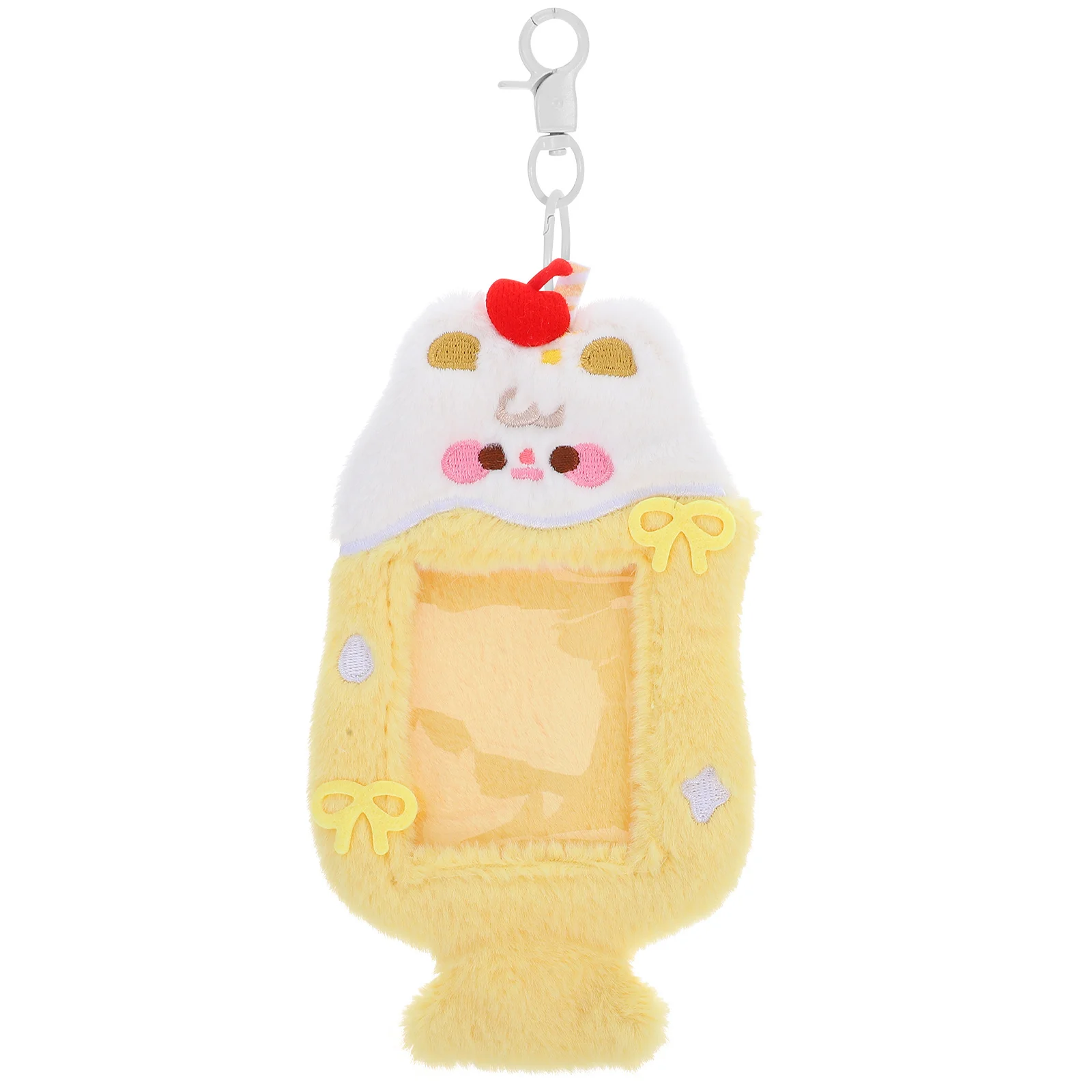 

Cute Cartoon Photocard Holder Keychain Kawaii Credit Bus Card Protective Case Photo Sleeve Badge Cover