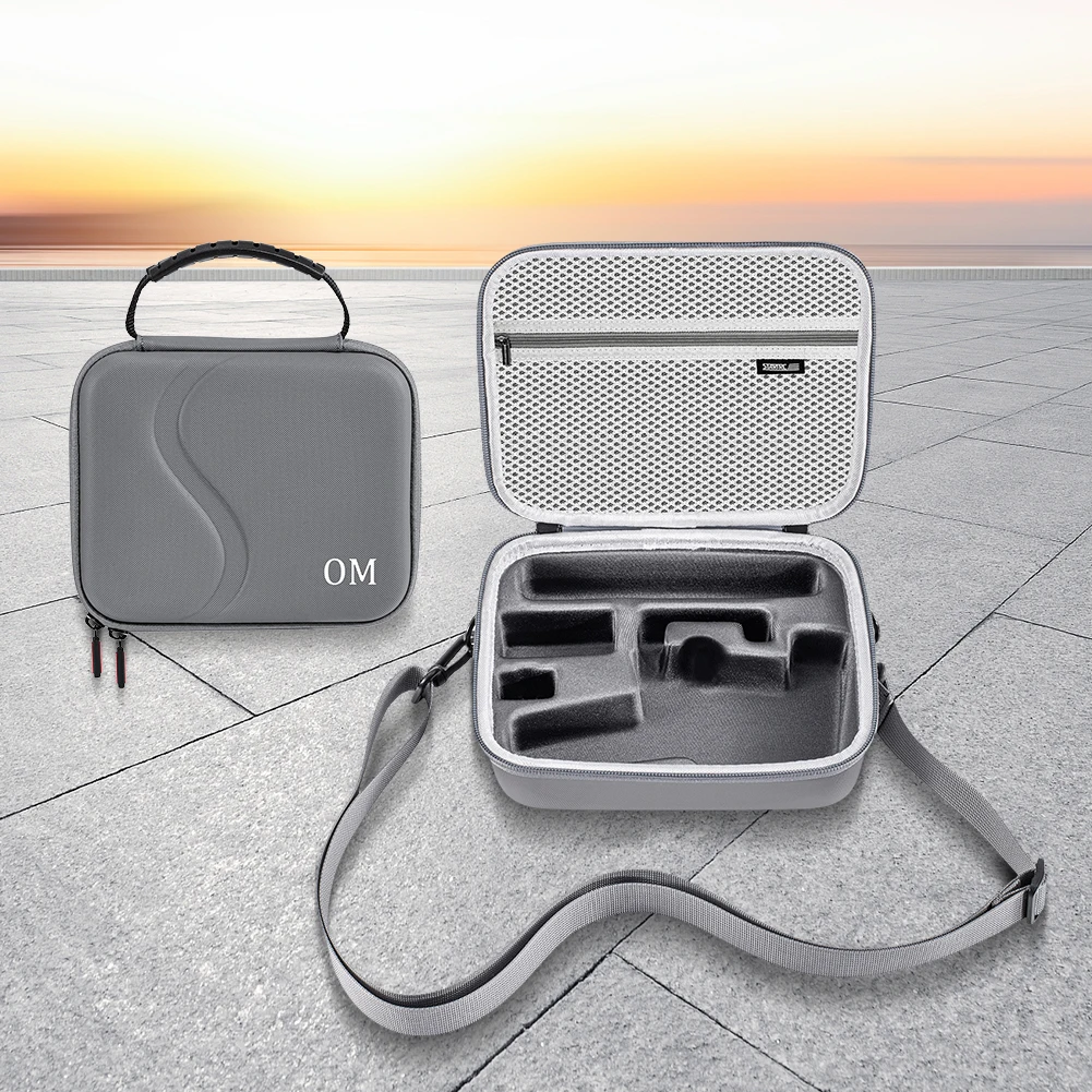 

Чехол для переноски DJI Osmo Mobile 7/7 Pro, дорожный чехол с безопасными отделениями, сумка на плечо, противоударный аксессуар для ручного стабилизатора