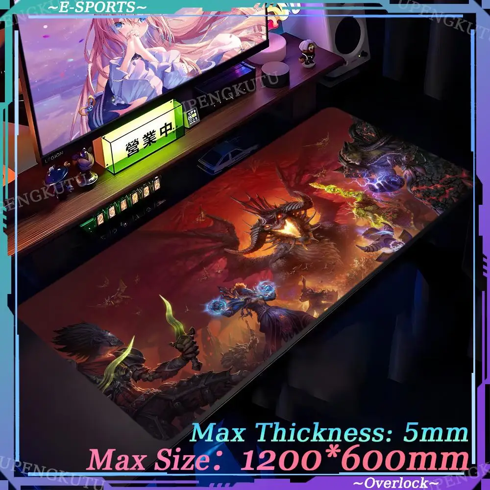 W_warcraft Mouse Ergonomic desktop accessories Desktop protective pads Oversized Game accessories Gaming of Floor mats