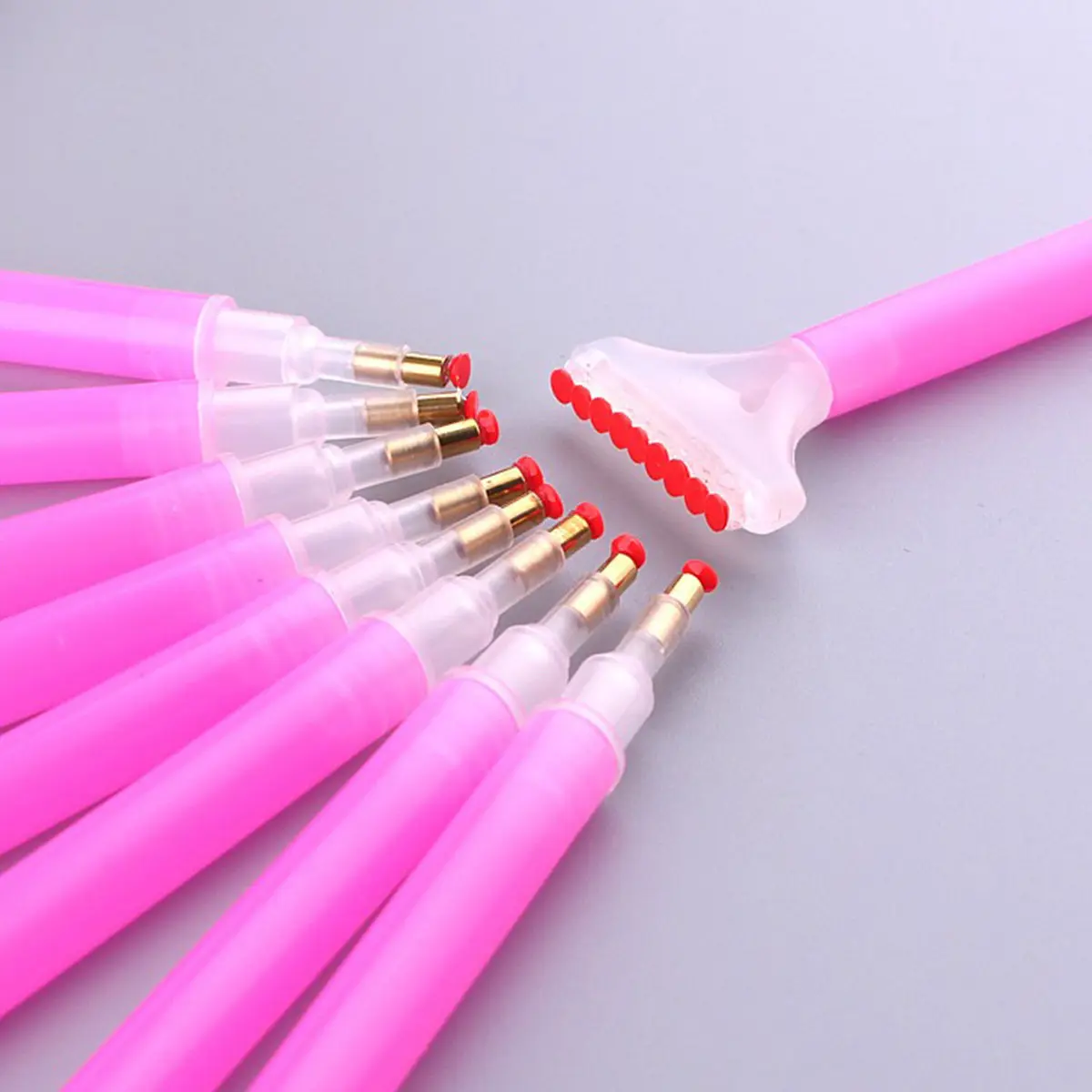 100pcs Pen Beads for DIY Embroidery, Craft, Home Decor, Nail Art & Mobile Mosaic Accessories