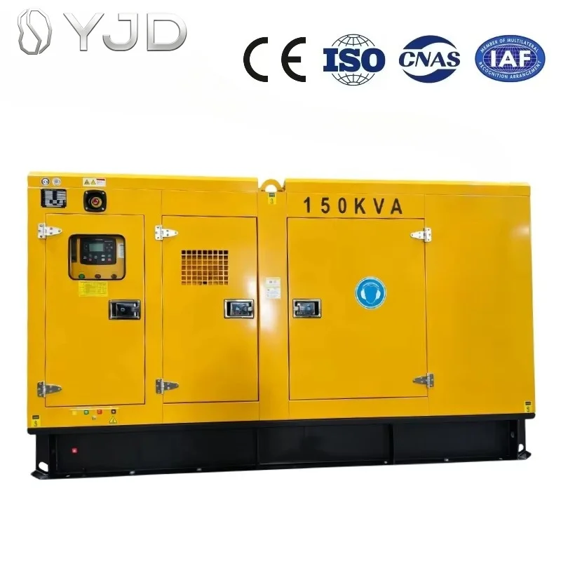 Grupo Gerador Diesel 120kw 150kva Canopy Type Generator 6BTAA5.9-G2 Engine 50hz Staford Brushless 200kw 220kw 250kw 275kw 300kw