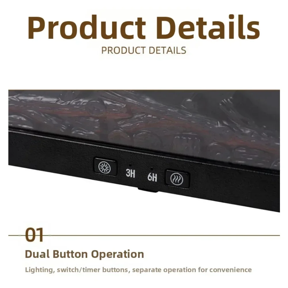 

7-цветный легкий каминный аромадиффузор с дистанционным управлением, тихая работа и резервуар для воды на 250 мл для релаксации