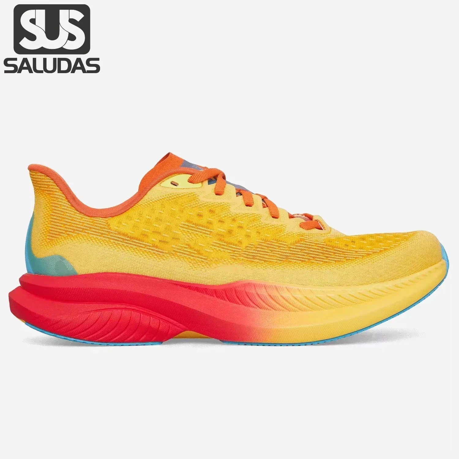 SALUDAS Original Men Trail Running Shoes Outdoor Road Speed Marathon Shoes Cushioned Elastic Women Jogging Casual Sneakers