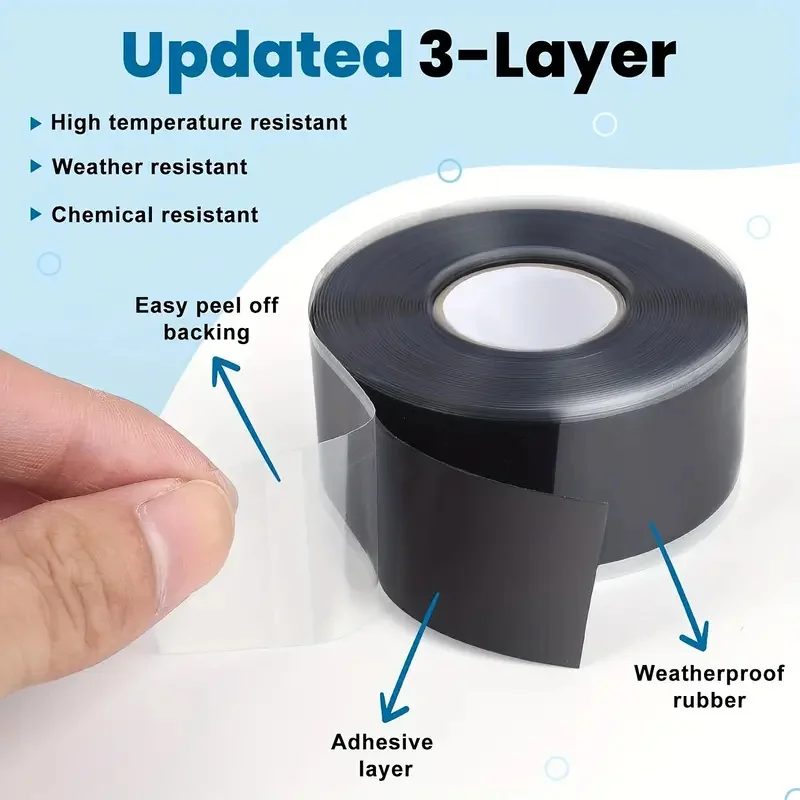 Silicone Grip Sealing Tape For Pull Up Bars Barbells&Dumbbells Durable Gym Equipment Pipe Repair Cable Bundle Tool Fixing