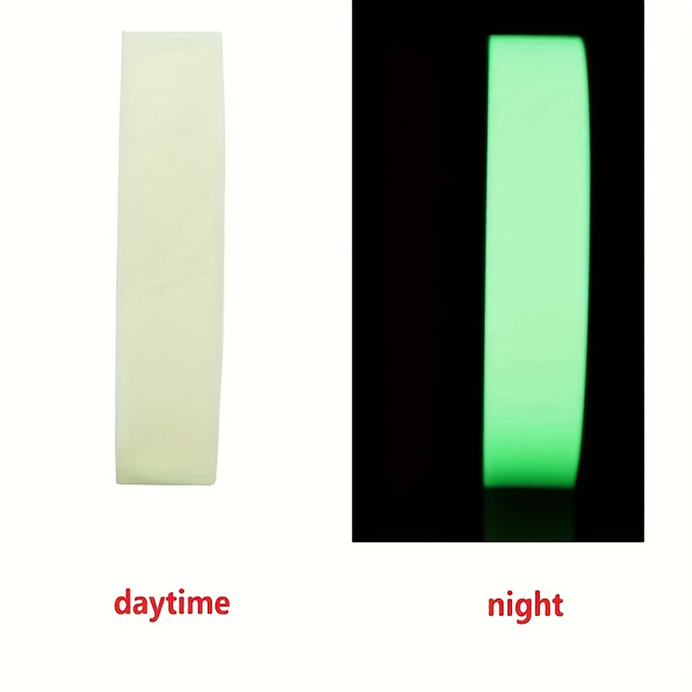 PET Leuchtendes Fluoreszierendes Selbstklebendes Nachtleuchtendes Sicherheitsband für Heimdekoration und Warnhinweise – Detail 8