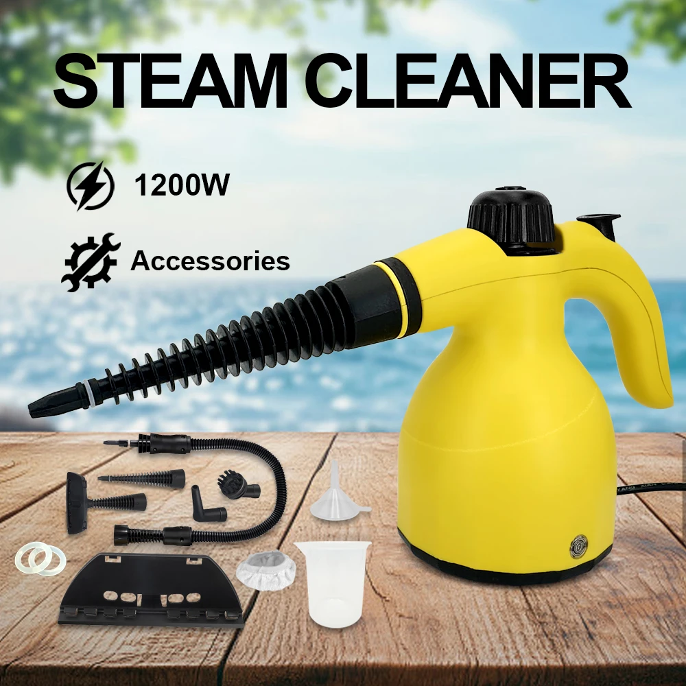 Handheld High Temperature Steam Cleaner 220V Sterilization Pressure Jet Washer Machine For Air Conditioning Kitchen Car Cleaning