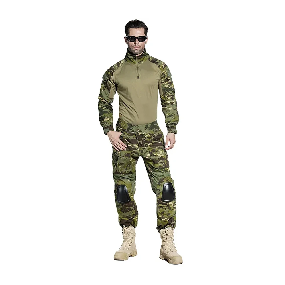 

Emersongear Gen 2 BDU Airsoft Combat Uniform Training Clothing Tactical Shirt Pants with Knee Pads Camping Outdoor EM6972