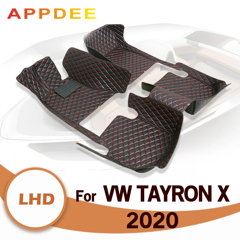 

Car Floor Mats For VW Volkswagen Tayron X 2020 Custom Auto Foot Pads Automobile Carpet Cover Interior Accessories