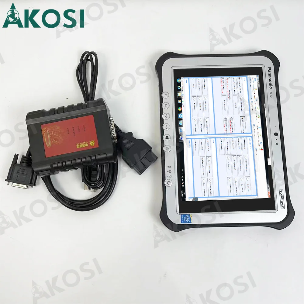 FZ G1 tabelt+EOL OBD Diagnostic Calibration Tool Engine Scanner Detector for SINOTRUK HOWO SHACMAN WeiChai Heavy Duty Truck