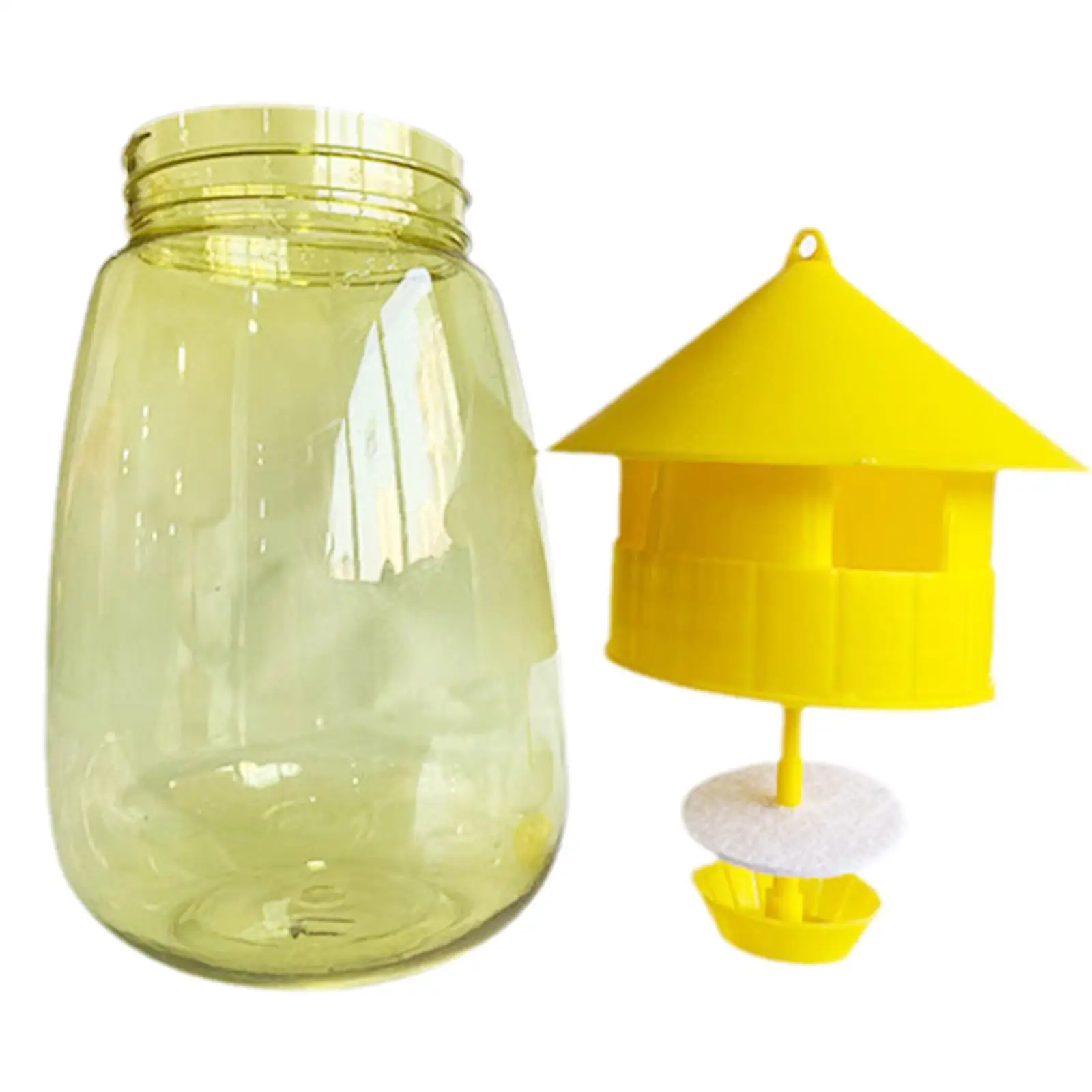 Fruit Fly Trap Killer Yellow Plastic Drosophila Trap Anti Fly Fruit Fly killer Catcher Orchard Insect Trap Pest Control Products