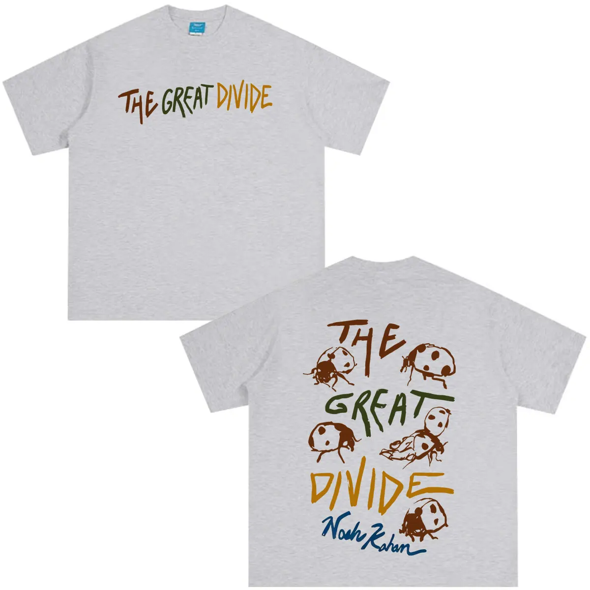 Noah Kahan The Great Divide Tour 2026 Merch T-shirt Men Women Fashion Clothing T-shirt Casual Cotton Aesthetic Trend T-shirts