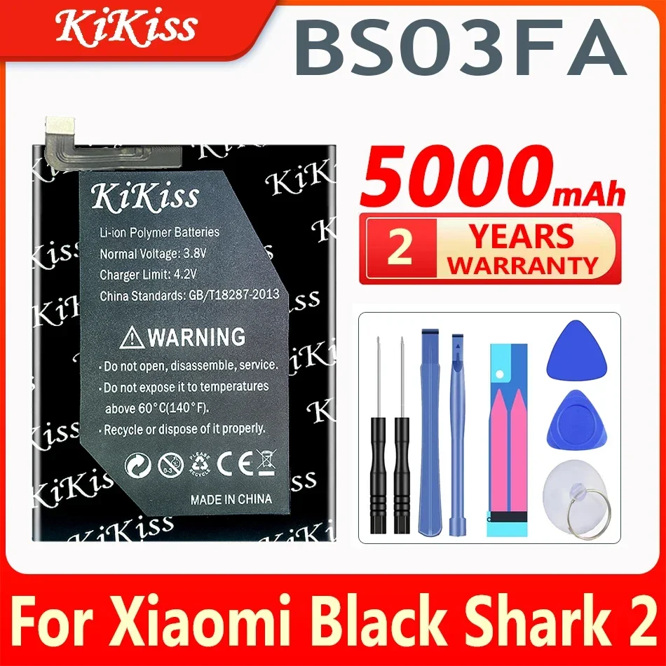 

Аккумулятор KiKiss BS03FA BSO3FA 5000 мАч для Xiaomi BlackShark Black Shark 2 Shark2 /Black Shark 2 Pro 2Pro BB03FA