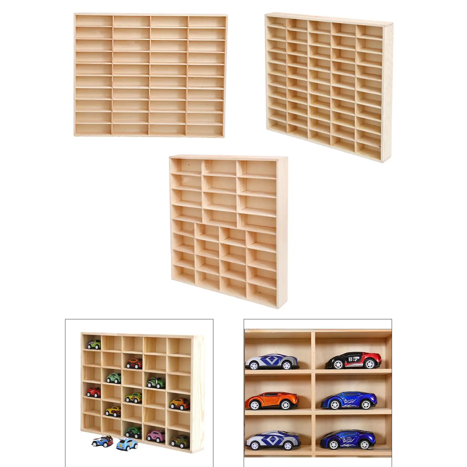 

1/64 Car Display Shelf Figures Display Cabinet Showcase Miniature Display Case for Figure Figures Mini Dolls Figures Office