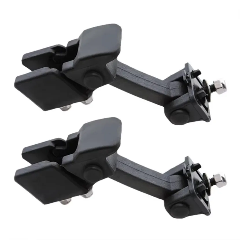 2pcs Left/Right Hood Latch Rubber Catch Release Kit Fit for Jeep Wrangler TJ 1997-2006 Car Hood Catche Engine Lock Accessories