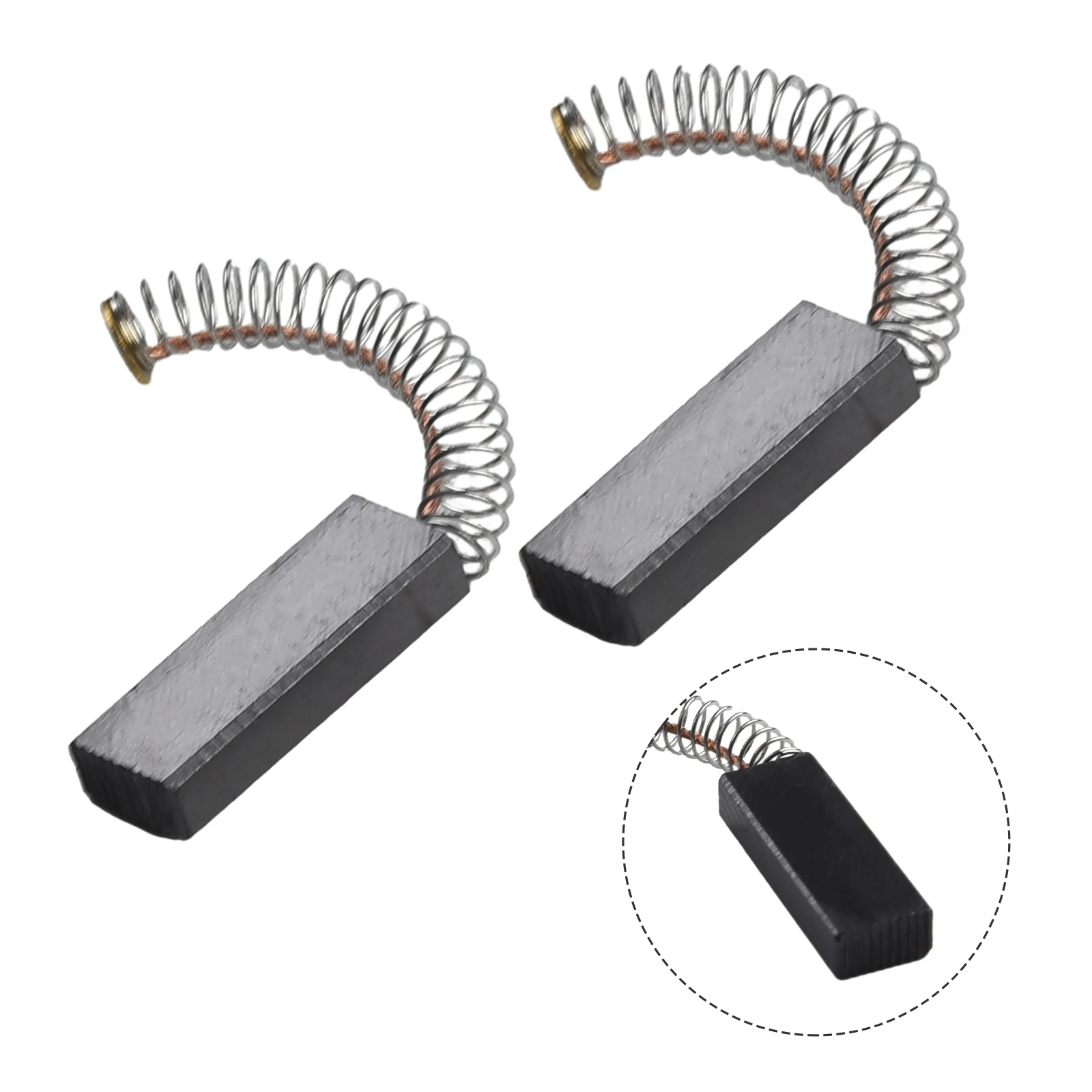 Carbon Brushes for Washing Machine Electric Motor Commutator 30mm x 11mm x 6mm Dimensions for Reliable Operation