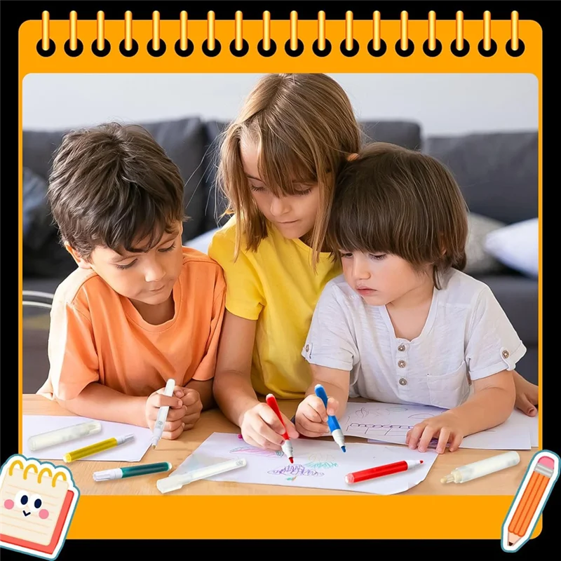 TTKK-16개 리필 가능한 아크릴 페인트 마커 빈 아크릴 마커 라운드 틸티드 플랫 헤드 필러블 펜 3ml 드로퍼 아트 키트용