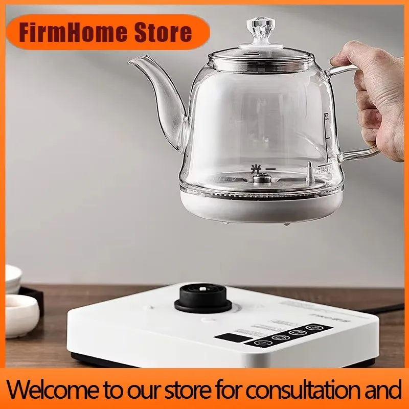 FirmHome Store1350W Smart Bottom Out Water Electric Kettle 1000ml Home Temperature Control Glass Tea Brewing Machine Automatic K