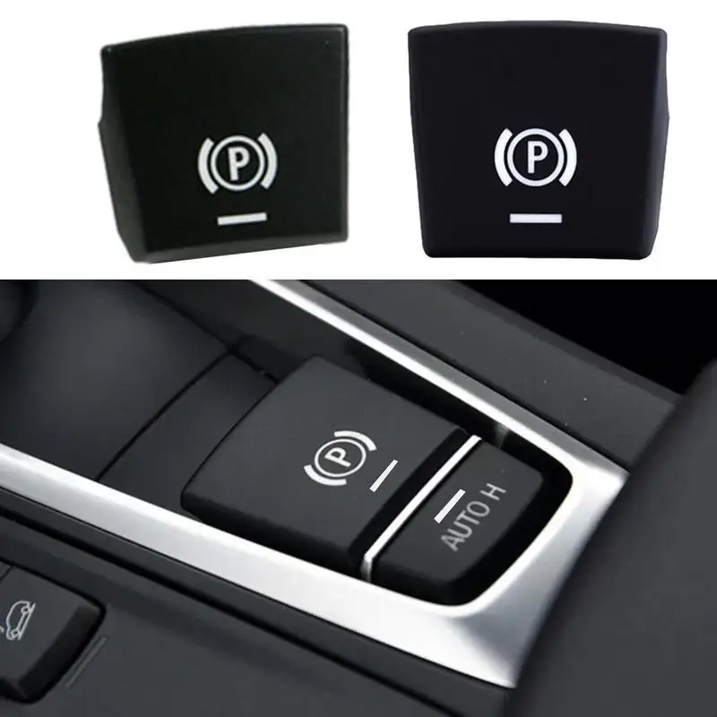 Car Handbrake Covers Electronic Handbrake Button Caps Electronic Handbrake P Button Decoration Cover For Bmw 5 Series 7 Series