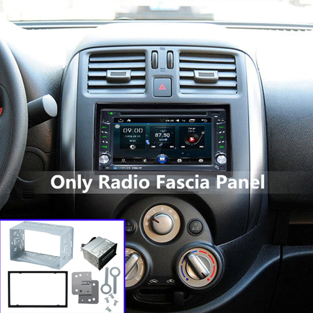 Cage Radio Vehicle Case Unit 2 DIN Car Stereo Install Dash Bezel Panel Car Fitting DVD Player Frame Mounting Plate