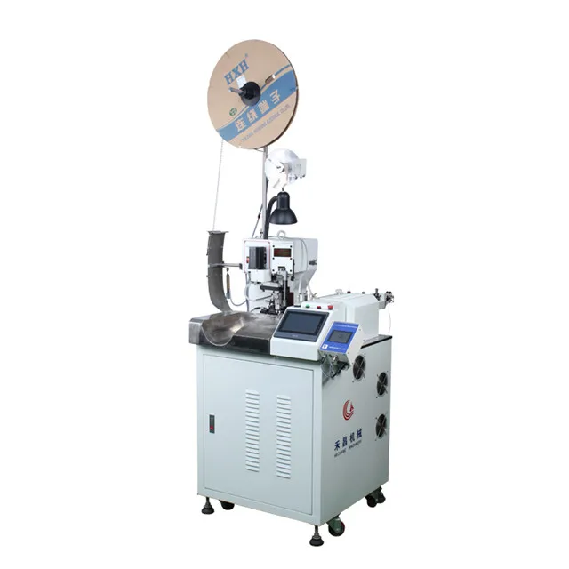 Fully Automatic Wire Cut Strip Crimp Machine  , Wire Twisting Machine , Crimp One Side