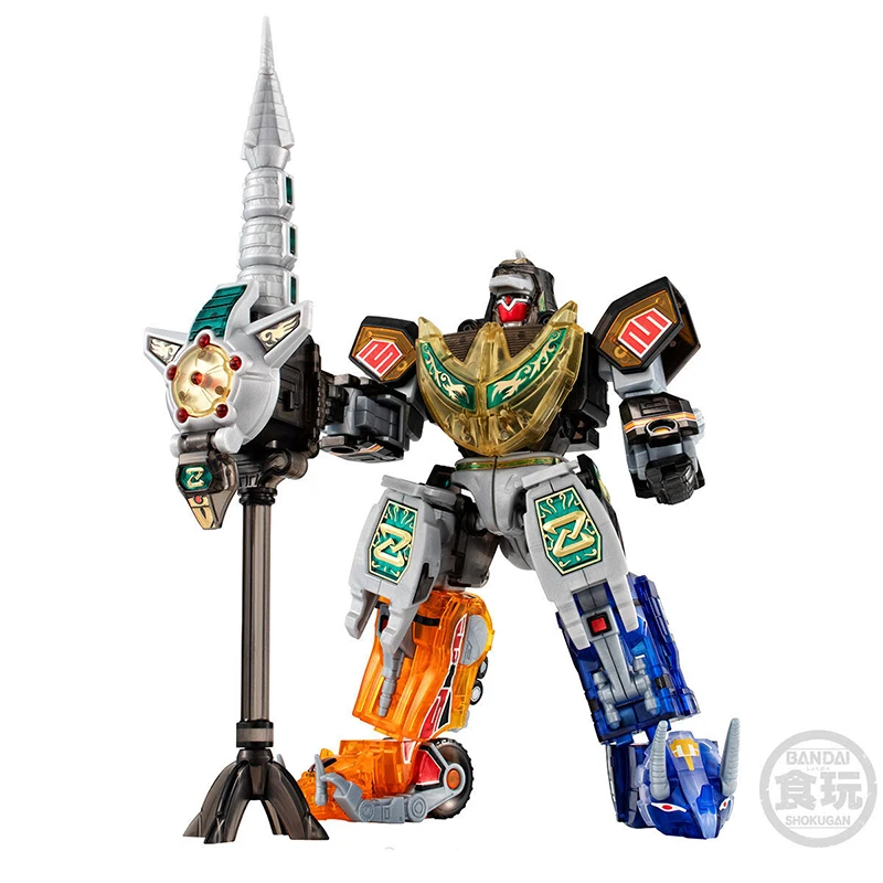 재고 있음 반다이 SMP 마이티 모르핀 파워레인저 드래곤 시저 클리어 컬러 Ver. 애니메이션 액션 피규어 조립 모델 장난감