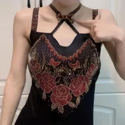 فراشة كاميس مثير المرأة الرسن كاميس فام الراين الدبابات أعلى المرأة مبطن قمم لطيف #4