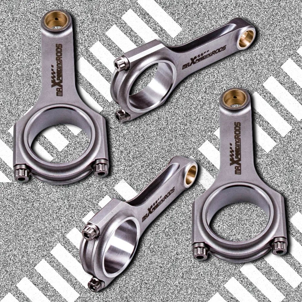 Forged 4340 Connecting Rods For Datsun 510 521 610 160J Nissan Bluebird Violet L16 Conrod ARP Bolts MaXpeedingrods view 3