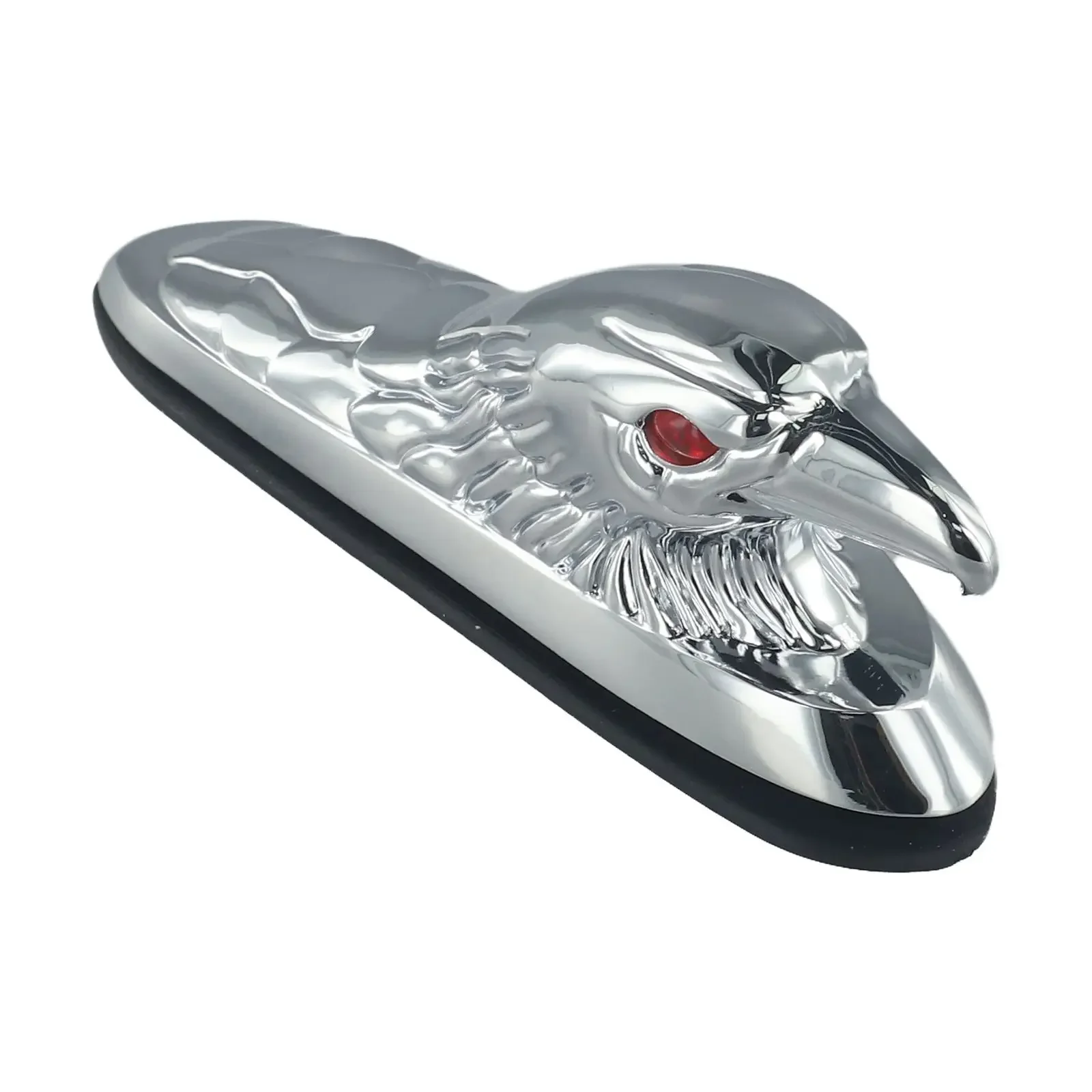 

Motorcycle Hood Decoration Motorcycle Chrome Decoration Easy Installation Illuminated Red Eyes Nostalgic Design