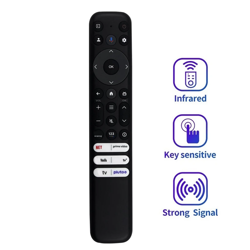 RC813A Remote Control Replace For TCL Q550G Q650G Q670G Q750G QM850G S370G S450G S470G S550G FHD HDR LED UHD QLED Tvs