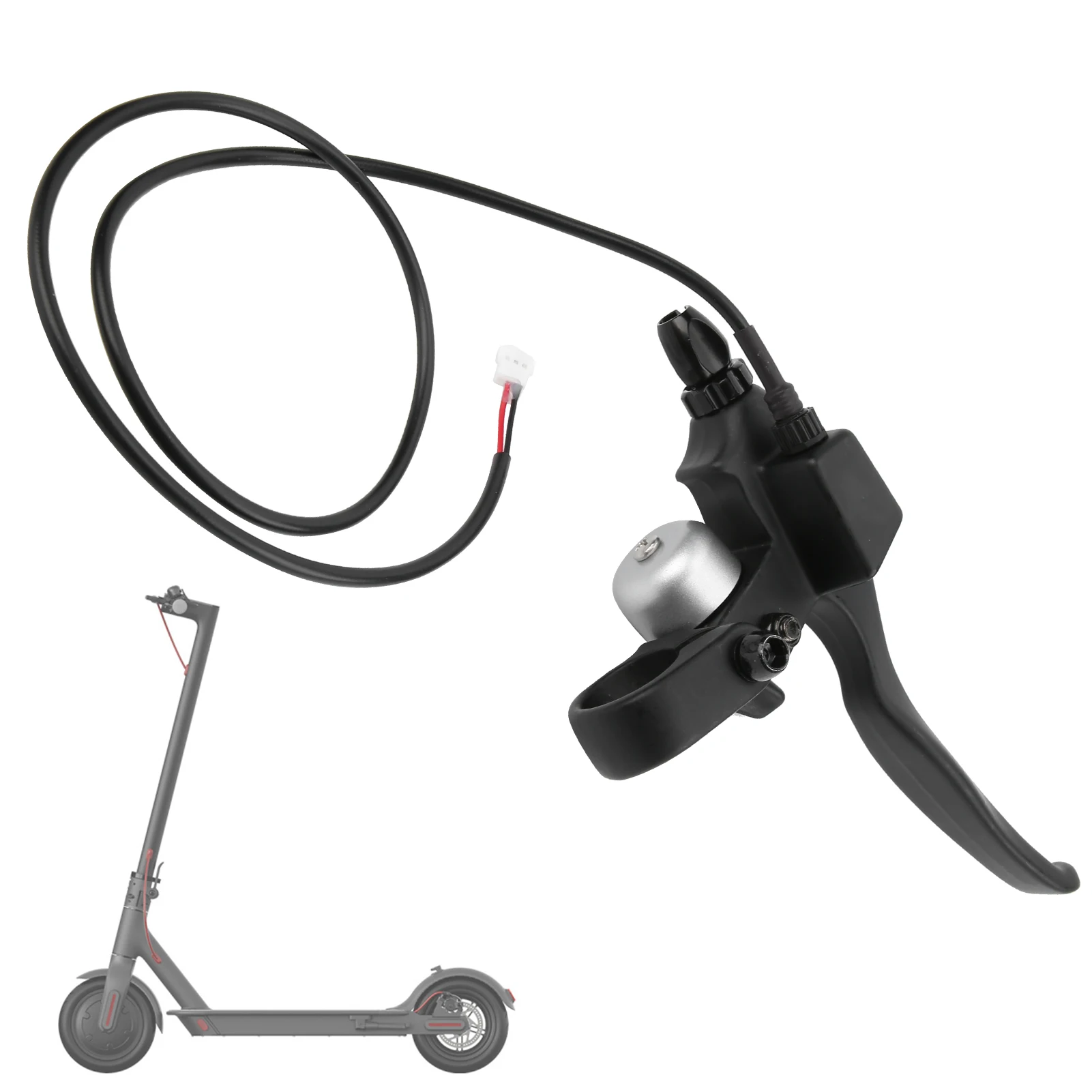 8.5in Electric Scooter Brake Handle Scooter Handlebar Brake Level Replacement With Bell Scooter Accessories
