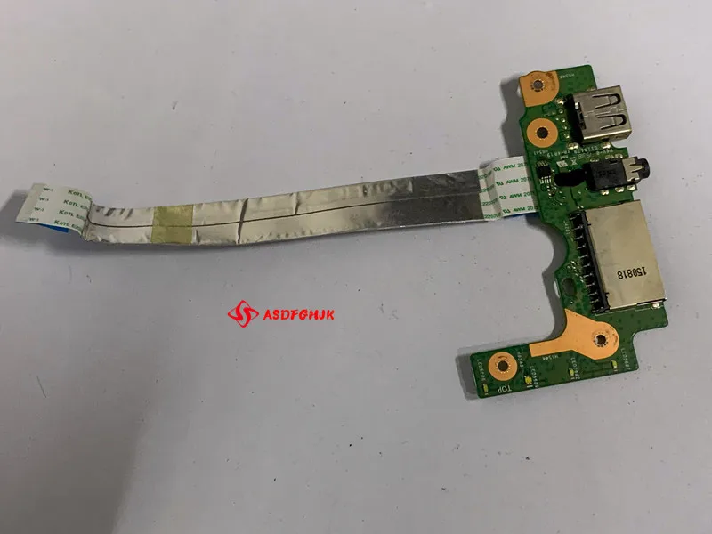 Original For Asus X556U X556UJ X556UJQ X556UB X556UA X555UV FL5900 LF5800 Laptop Audio USB 2.0 IO Interface JACK Board All Tests