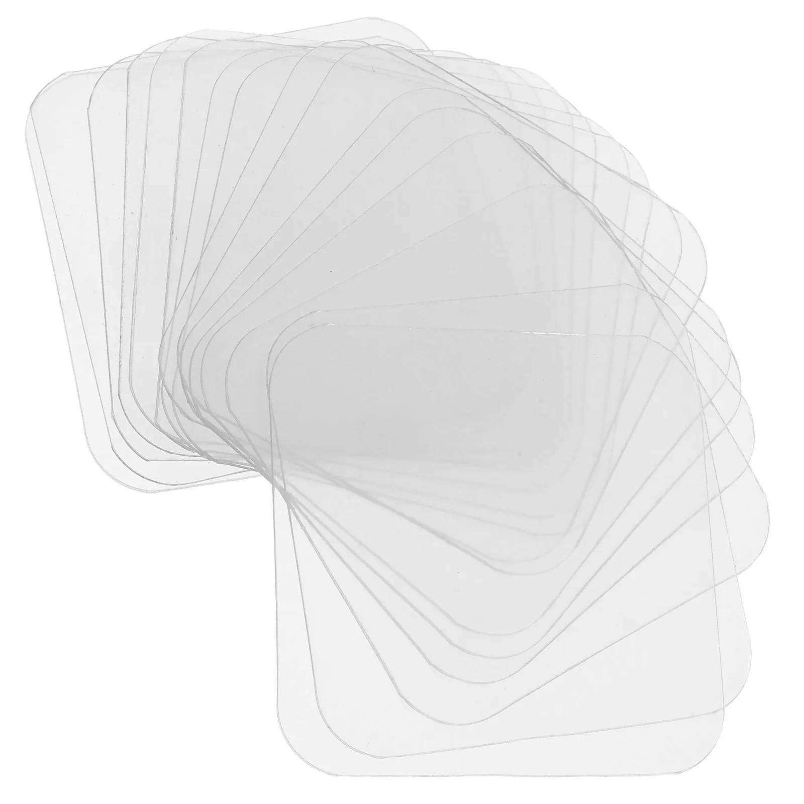 20 قطعة عالية اللزوجة مزدوجة الوجهين الشريط واضح للإزالة لاصق منصات Diy بها بنفسك الديكور ملصقات جدار أشرطة تركيب شفافة #2