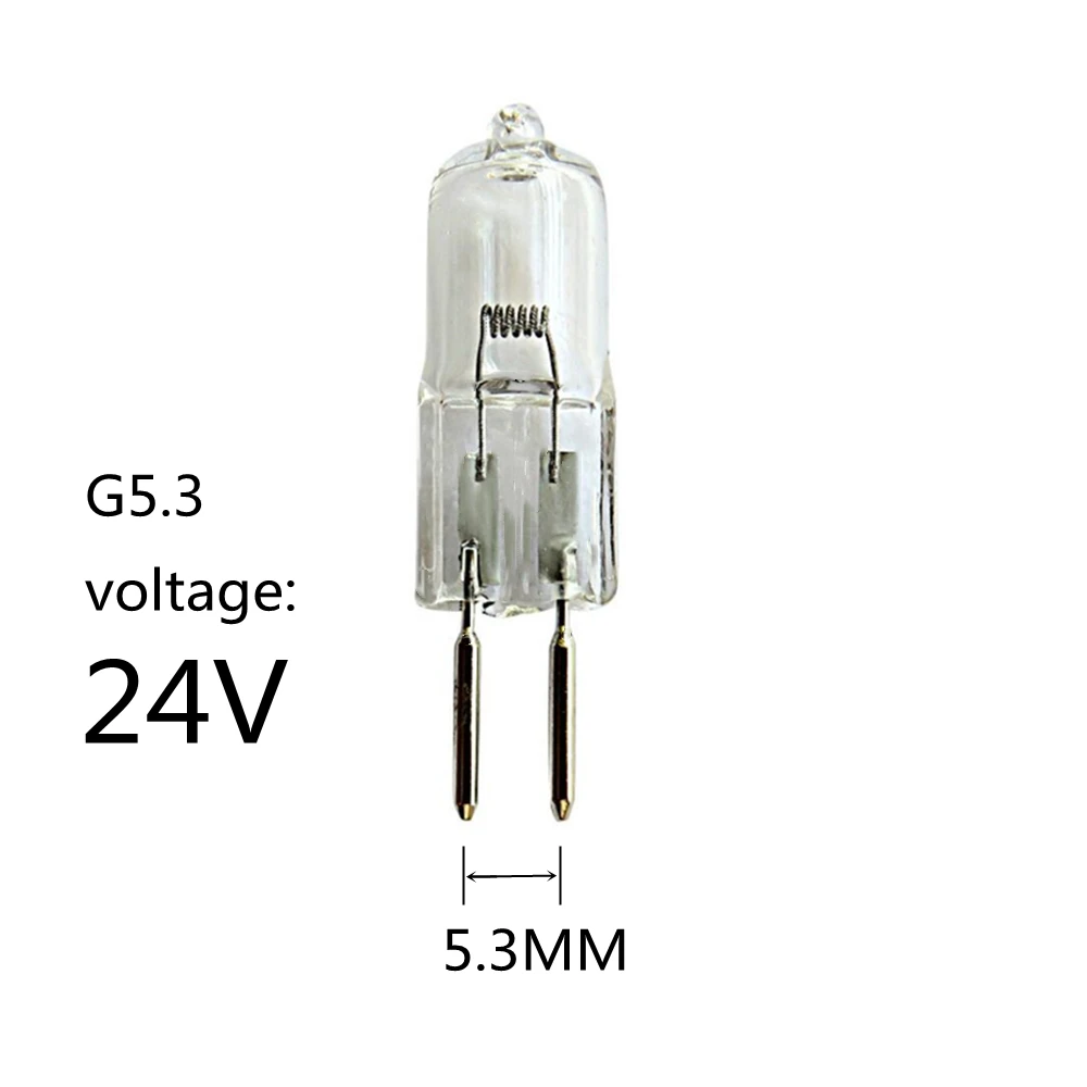 G5.3 24V 20W G5.3 24V 35W light bulb G5.3 24V 50W G5.3 24V 75W glass bulb 24V G5.3 50W light bulb G5.3 24V 250W G5.3 bulb 24V