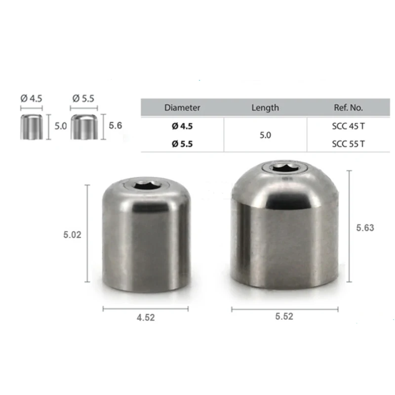 

1Pc Titanium Base Dental Immediate Restoration Series Transfer Rod Protective Cap Right Angle Oral Implant Accessories